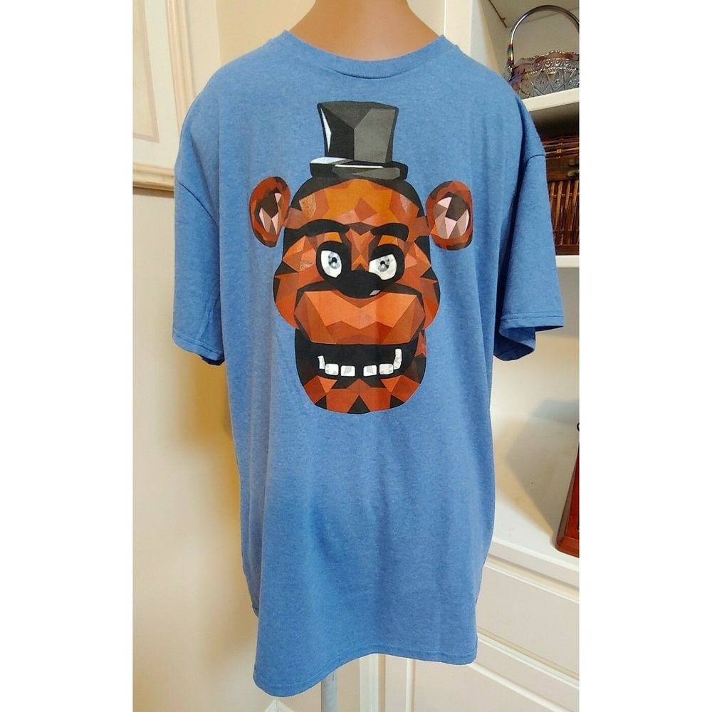 Five Nights at Freddys NWT Large t-shirt blue Freddy L men's tee
